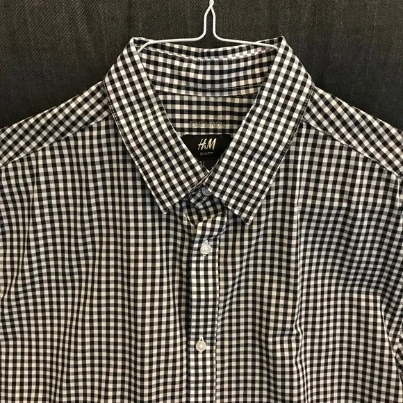 H&M | Shirts | H M Blackwhite Buttonup Shirt | Poshmark